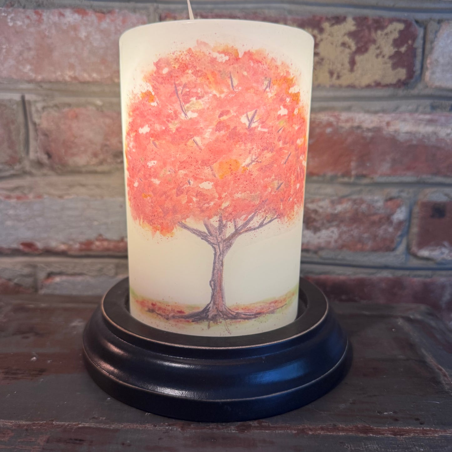 Candle Sleeve - Fall Tree