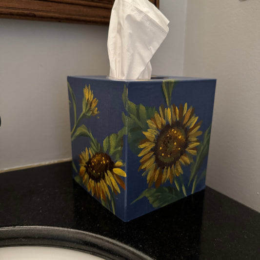 Tissue Box - Sunflower