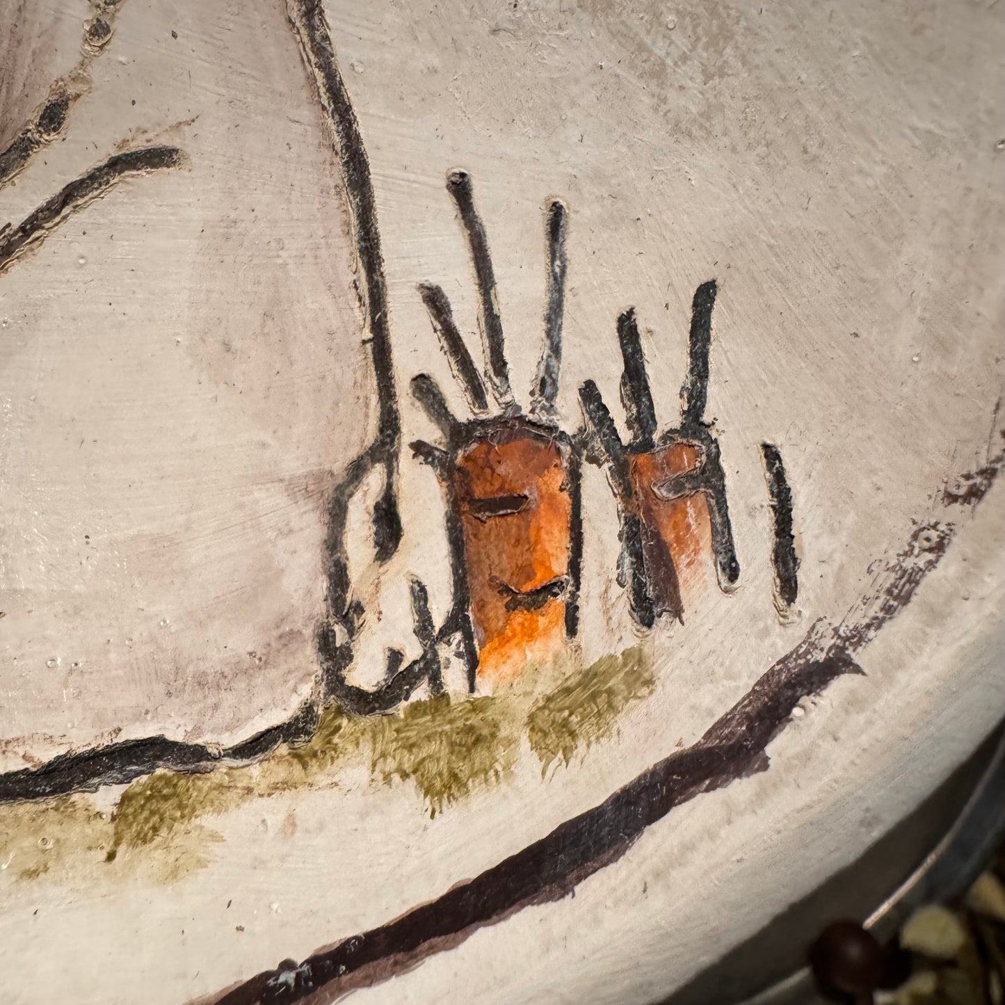 Ann Sweeney Bowl - Etched Bunny
