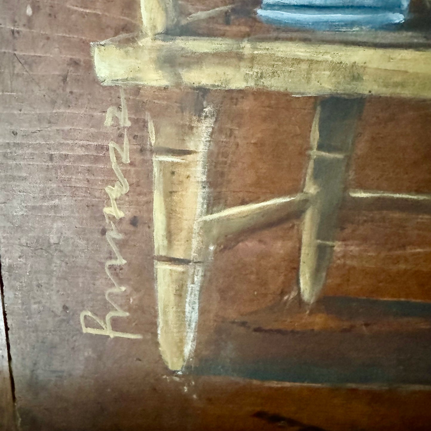 Ann Sweeney Bread Board - Mustard Bench