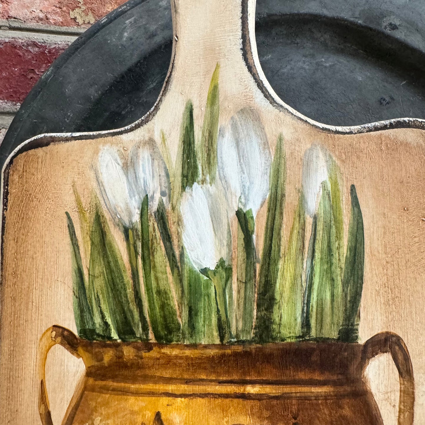 Ann Sweeney Bread Board - Tulip Crock