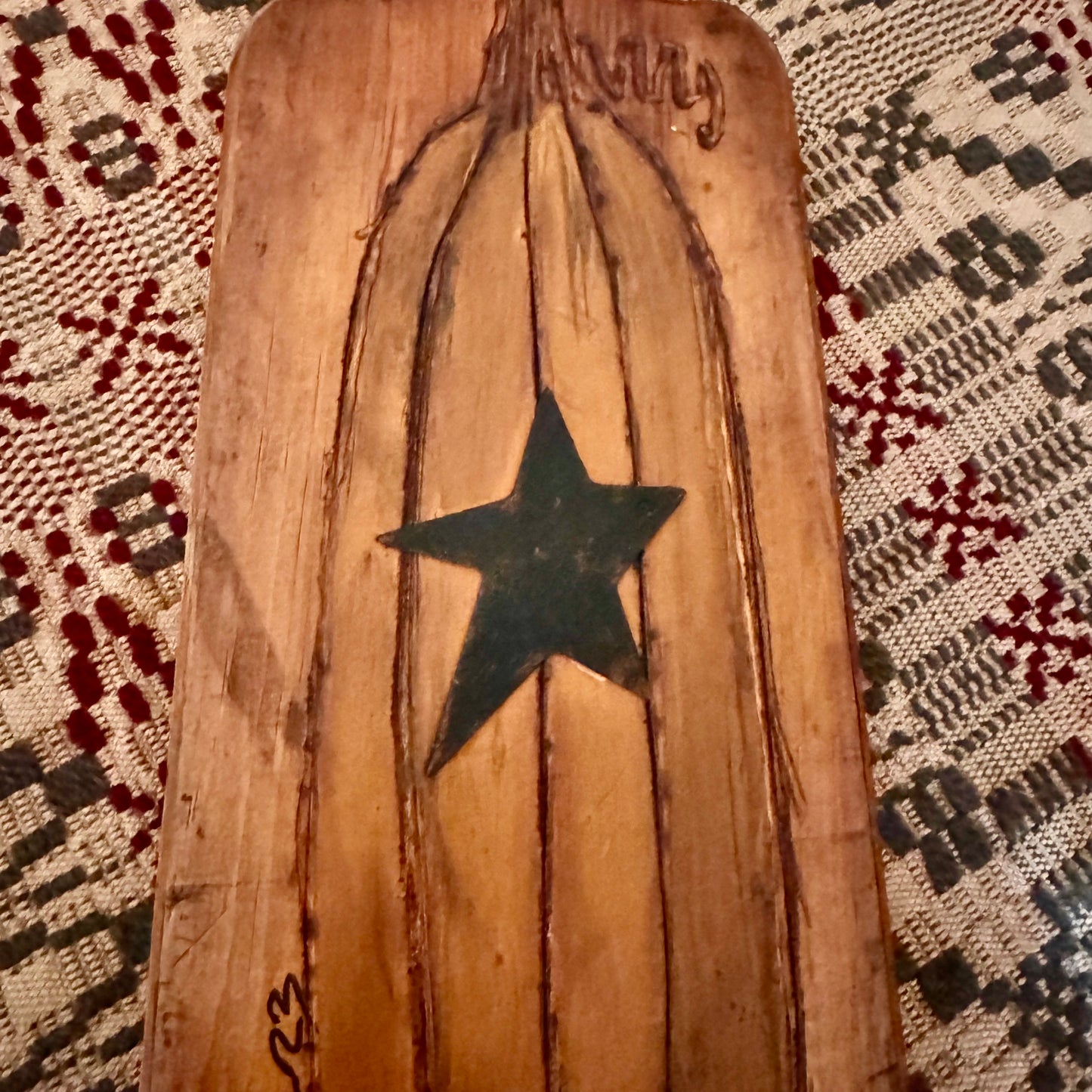 Ann Sweeney Bread Board - 2 Sided Snowman & Pumpkin