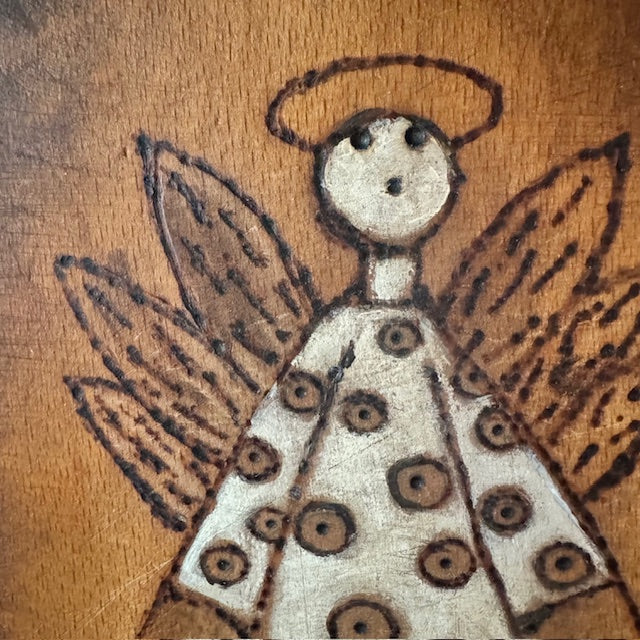 Ann Sweeney Bread Board - Etched Angel