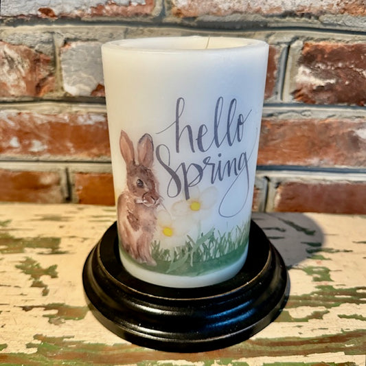 Candle Sleeve - Hello Spring