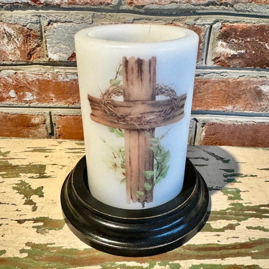 Candle Sleeve - Holy Cross