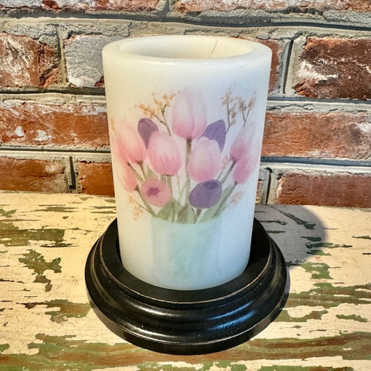 Copy of Candle Sleeve - Tulip Arrangement