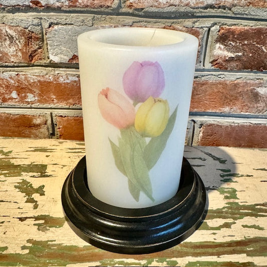 Candle Sleeve - Tulip Bunch
