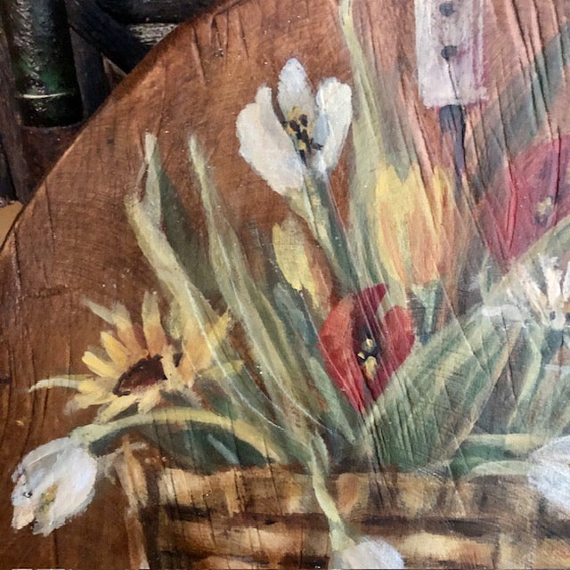 Ann Sweeney Bread Board - Floral Picnic Basket
