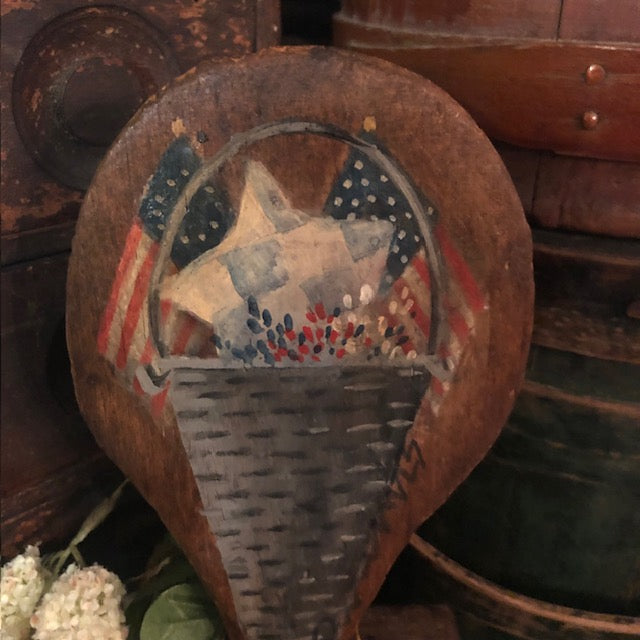 Ann Sweeney Butter Paddle - Patriotic Tin