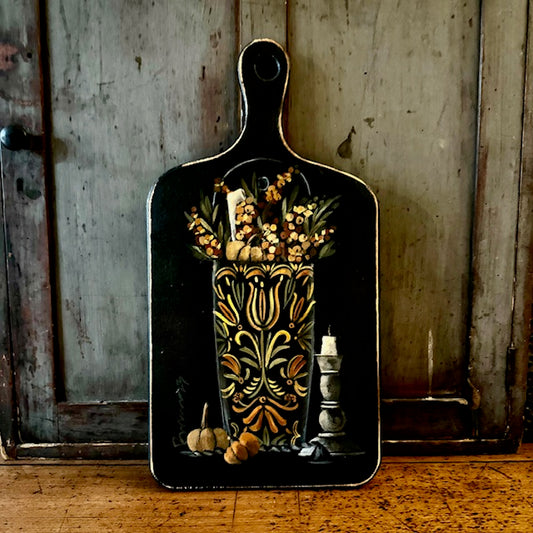 Ann Sweeney Bread Board - Tole Painted Tin