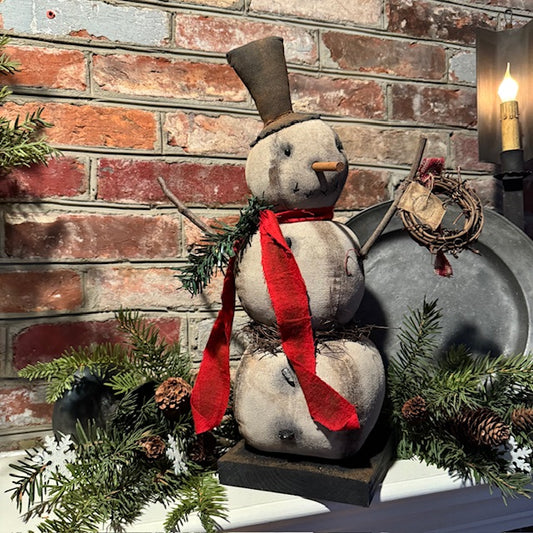 Dawn Stake - Twig Wreath Snowman