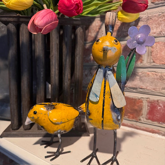 Recycled Metal - Flower Chick
