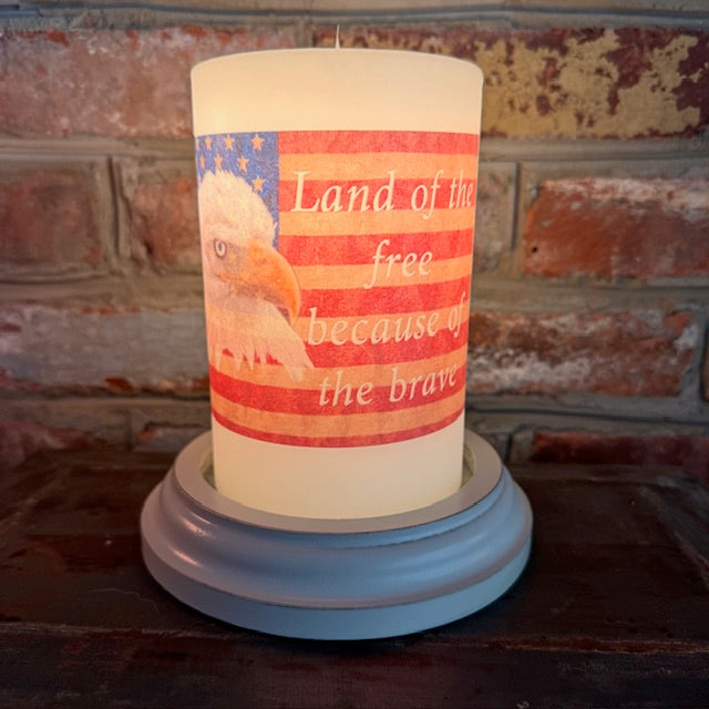 Candle Sleeve - Because Of The Brave