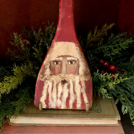 Ann Sweeney Butter Paddle - Santa Bell