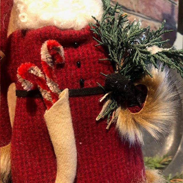 Little Emporium - Fur Trimmed Santa