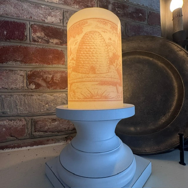 Candle Sleeve - Bee Skep Silhouette