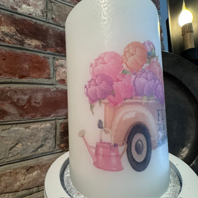 Candle Sleeve - Flower Market