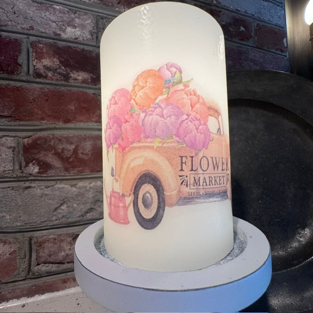 Candle Sleeve - Flower Market