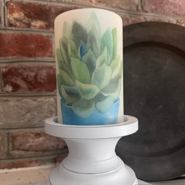 Candle Sleeve - Succulent