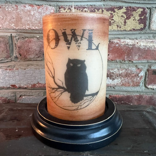 Candle Sleeve - Owl