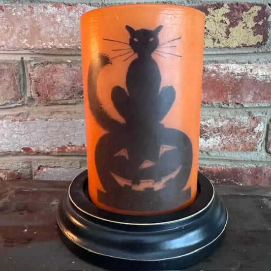 Candle Sleeve - Black Cat Jack