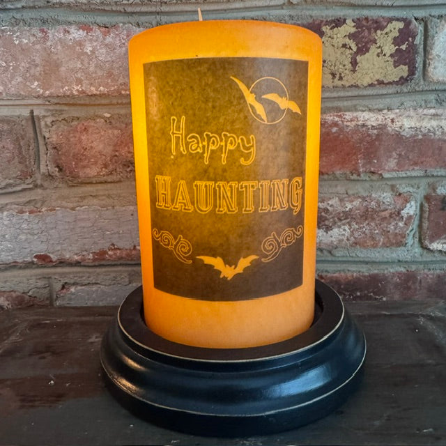 Candle Sleeve - Happy Haunting