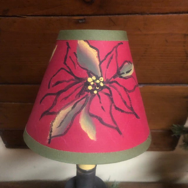 Lamp Shade - Poinsettia