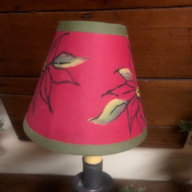 Lamp Shade - Poinsettia
