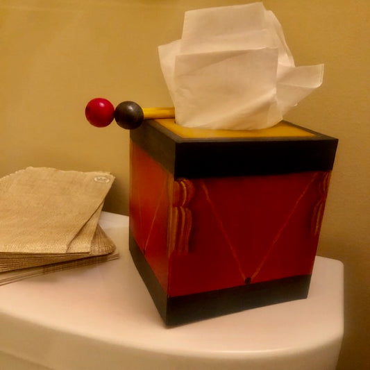 Tissue Box - Drum