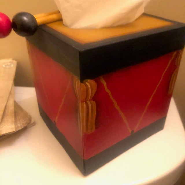 Tissue Box - Drum