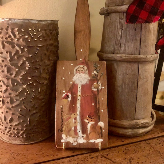 Ann Sweeney Bread Board - Santa's Woodland Friends