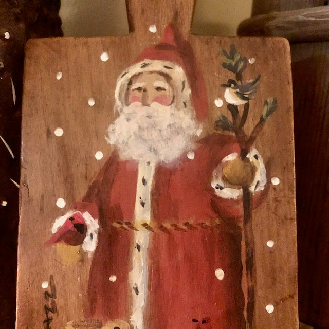 Ann Sweeney Bread Board - Santa's Woodland Friends