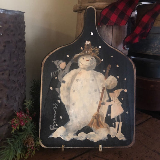 Ann Sweeney Bread Board  - Snowman Kids