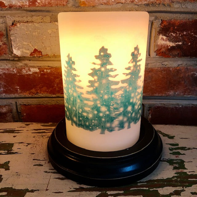 Candle Sleeve - Forest Trees