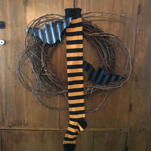 Ornament - Orange Stripe Stocking