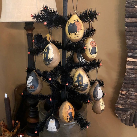 The Mule Barn - Halloween Gourd Ornaments