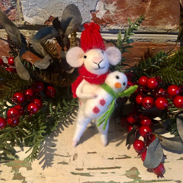 Ornament - Snowman Mouse