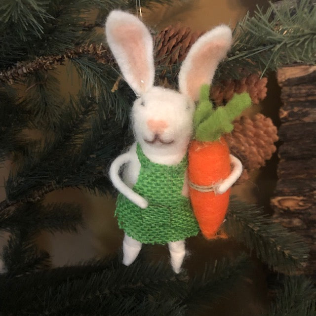 Ornament - Carrot Bunny