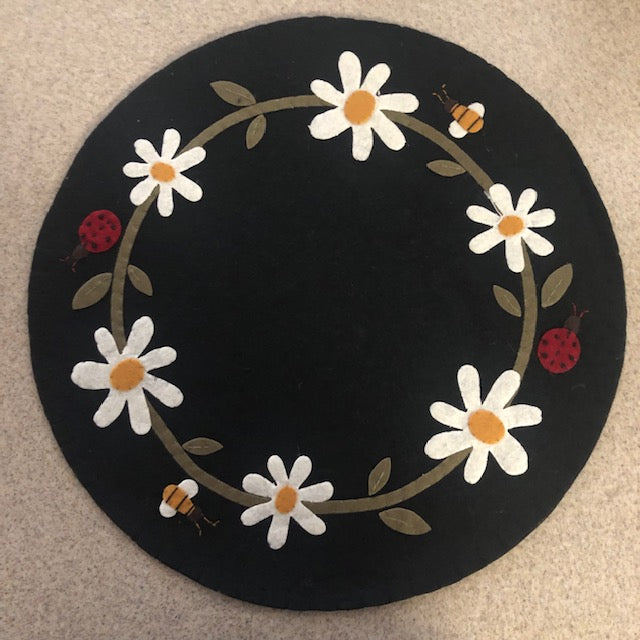 Candle Mat - Daisy