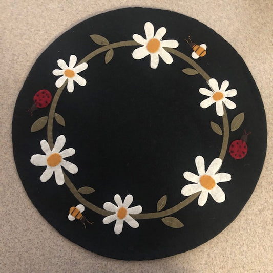 Candle Mat - Daisy