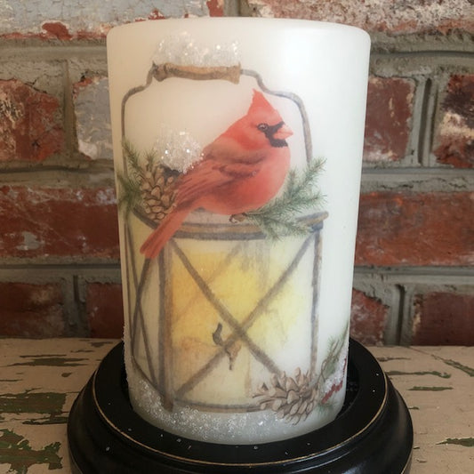 Candle Sleeve - Winter Lantern