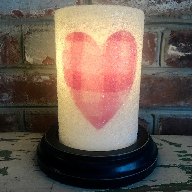 Candle Sleeve - Heart