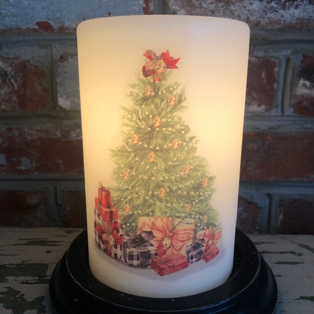 Candle Sleeve - Holiday Tree