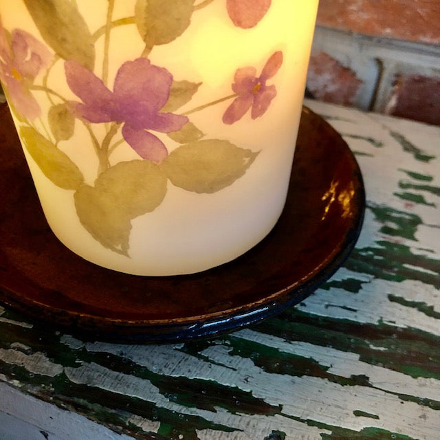 Candle Sleeve - Violets
