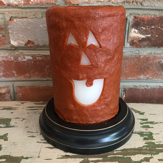 Candle Sleeve - Carved Jack