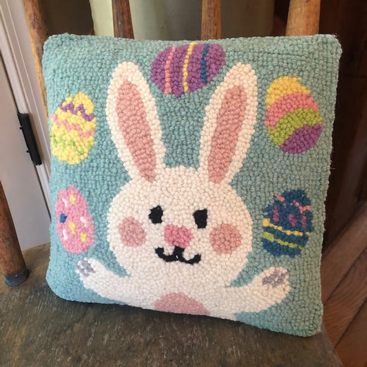 Pillow - Juggling Bunny (10x10)
