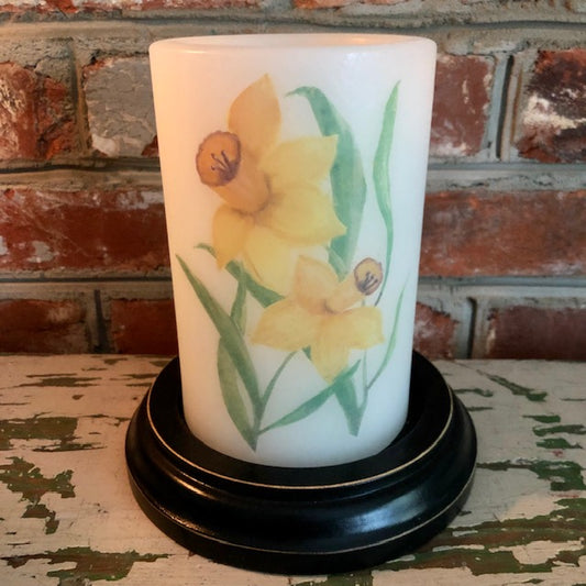 Candle Sleeve - Daffodils