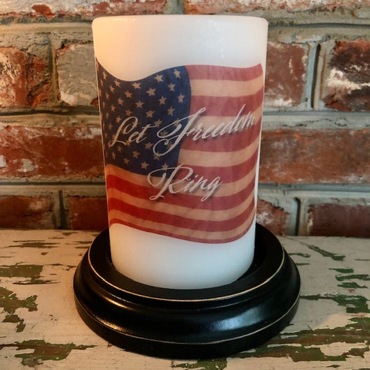 Candle Sleeve - Let Freedom Ring