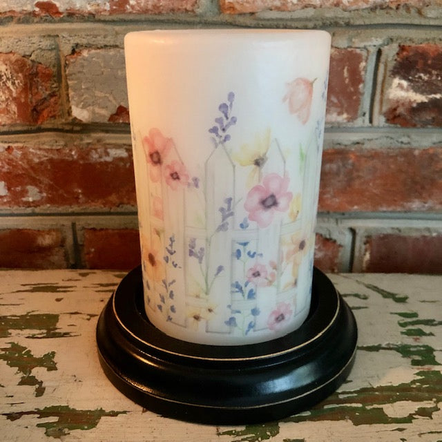 Candle Sleeve - Flower Garden