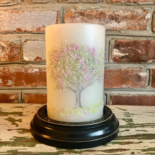 Candle Sleeve - Spring Tree